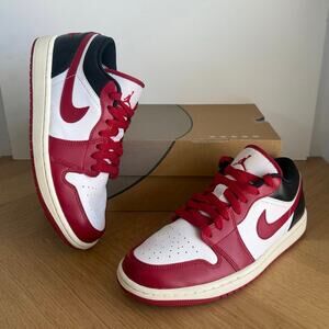 Nike Air Jordan 1 Low ‘Bred’ Women Sneakers- SZ 9